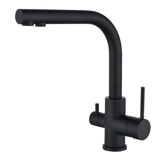 Robinet de cuisine AKVADUO 2663L-(noir mat)