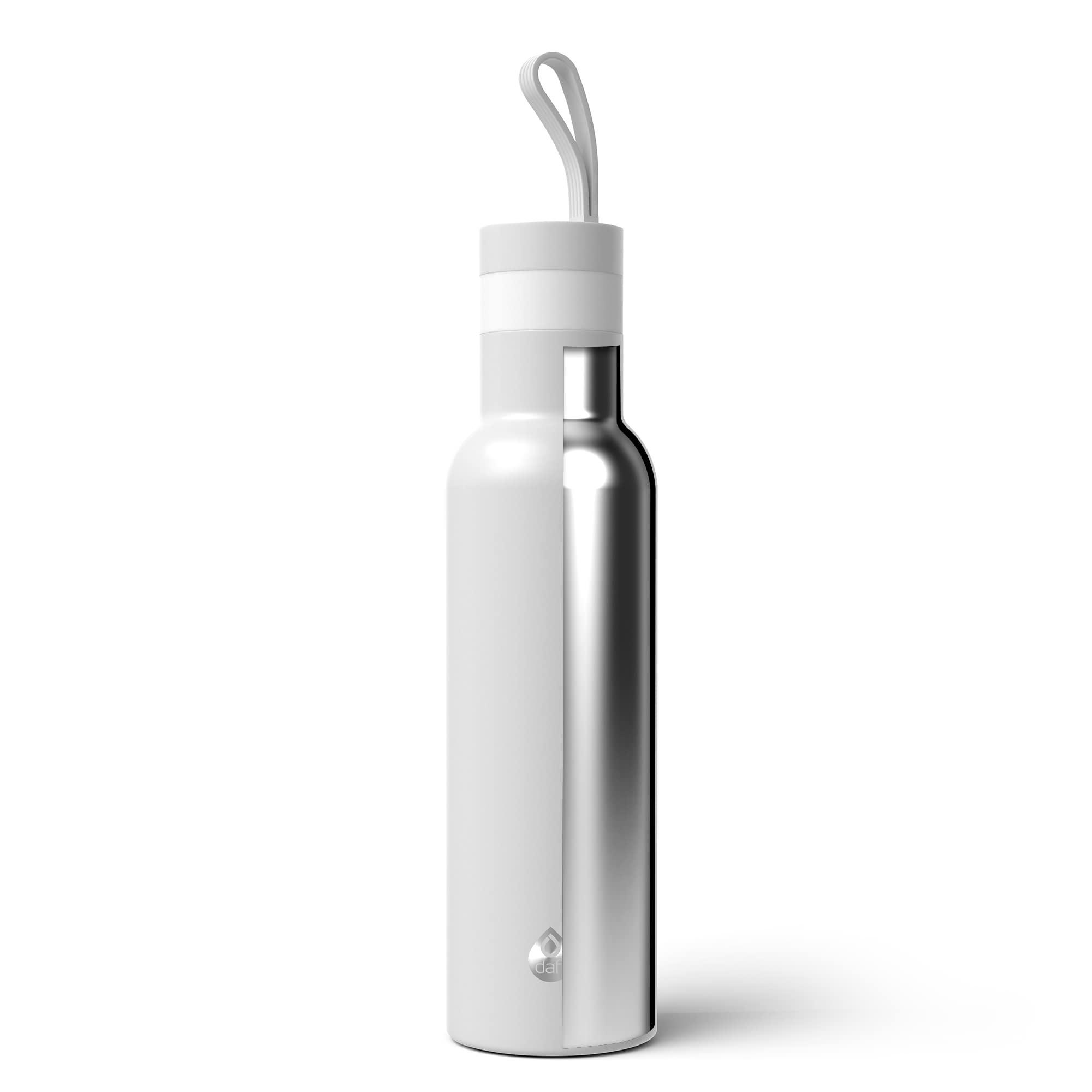Bouteille Thermo Dafi EASY en Acier Inoxydable 490 ml Blanche