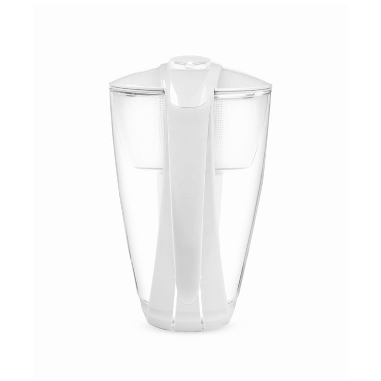 Carafe filtrante en verre Dafi Crystal (blanche)