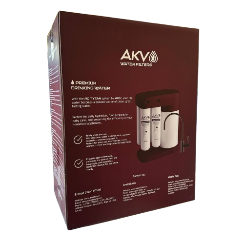 AKV RO TYTAN-400 Burgundy - système d'osmose inverse haute performance (400 GPD)