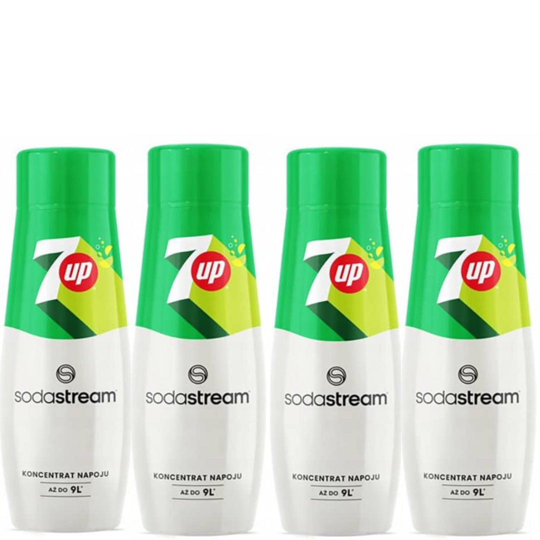 4x SodaStream 7Up syrups