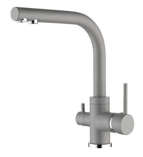 Robinet de cuisine AKVADUO 2663L-(gris clair)
