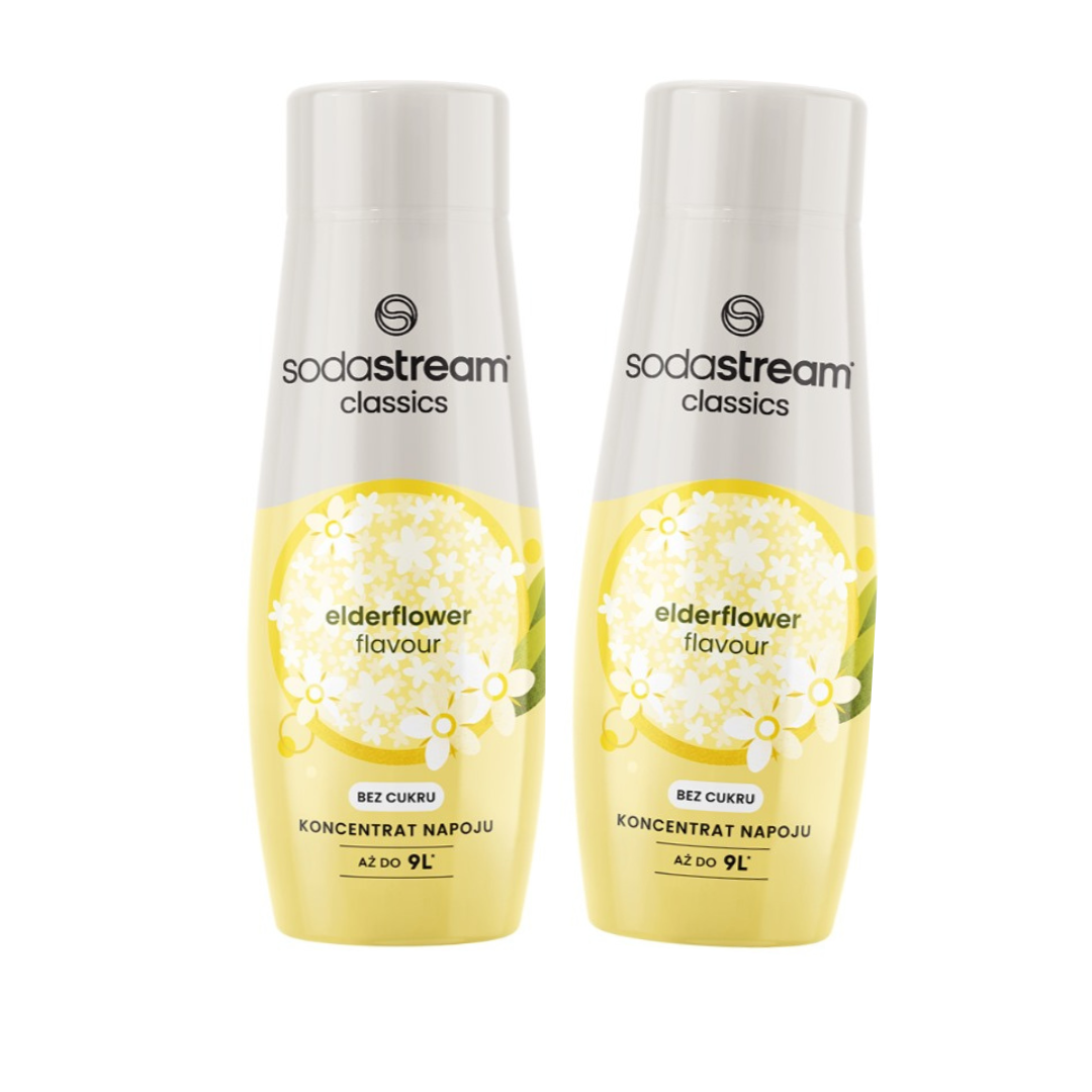 2 x Elderflower Zero sirops
