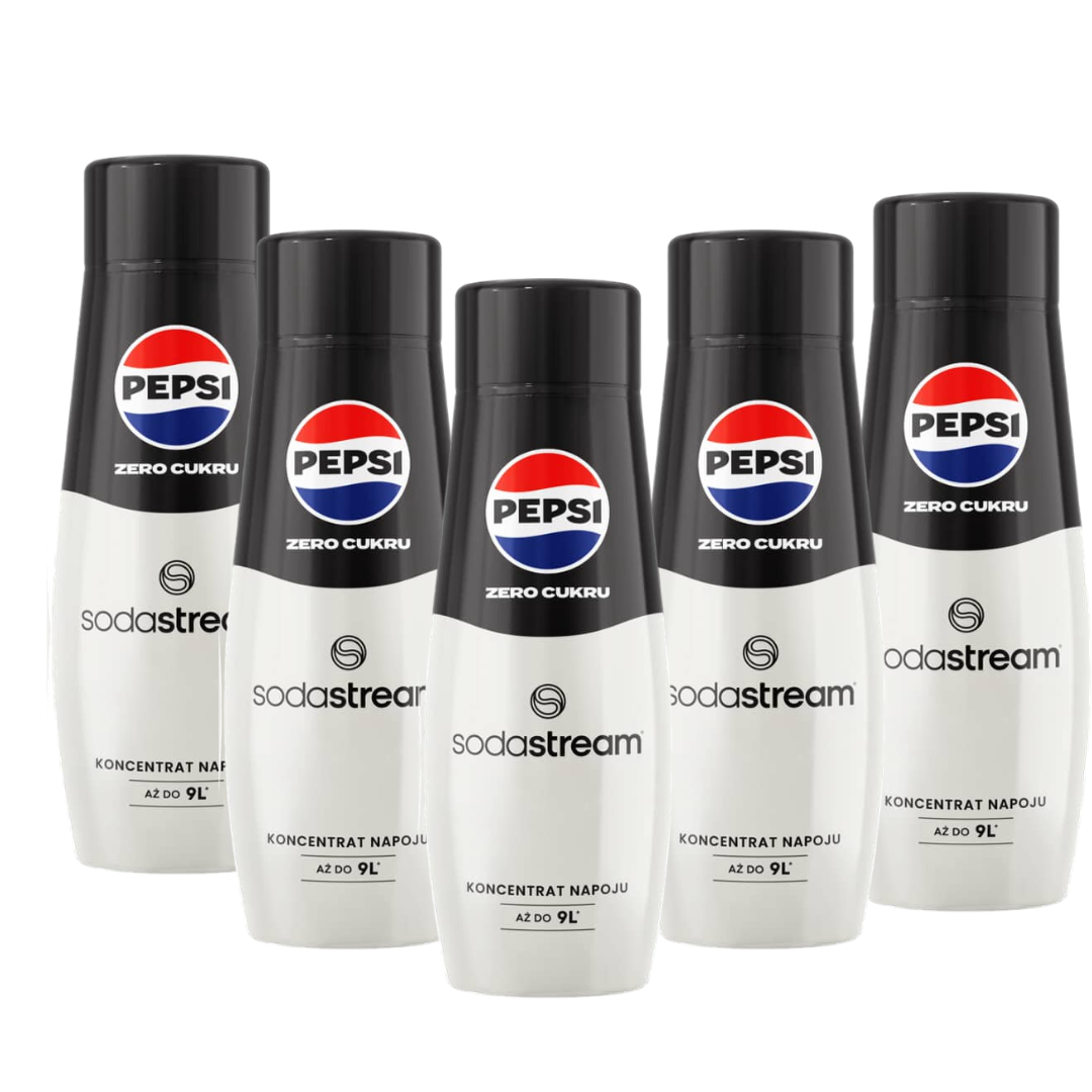 5× SodaStream Pepsi MAX Syrups