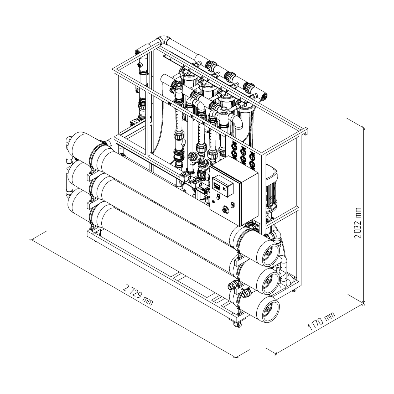 Système d’osmose inverse INOX IoT MO6 8"