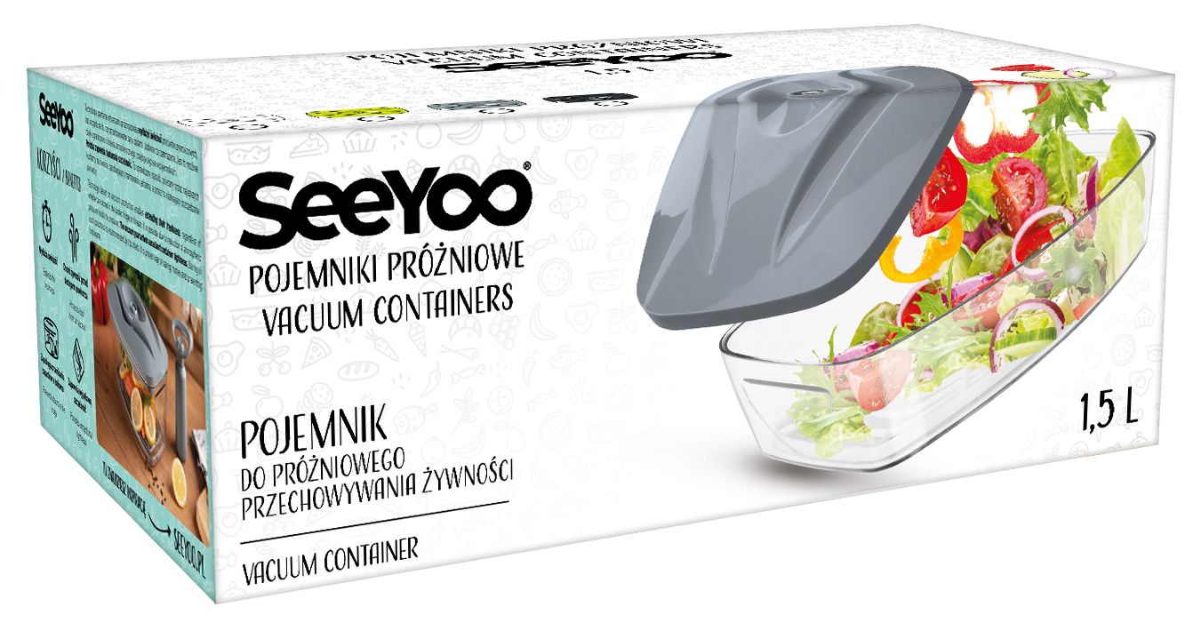 SeeYoo 1,5L Récipient Sous Vide Blanc