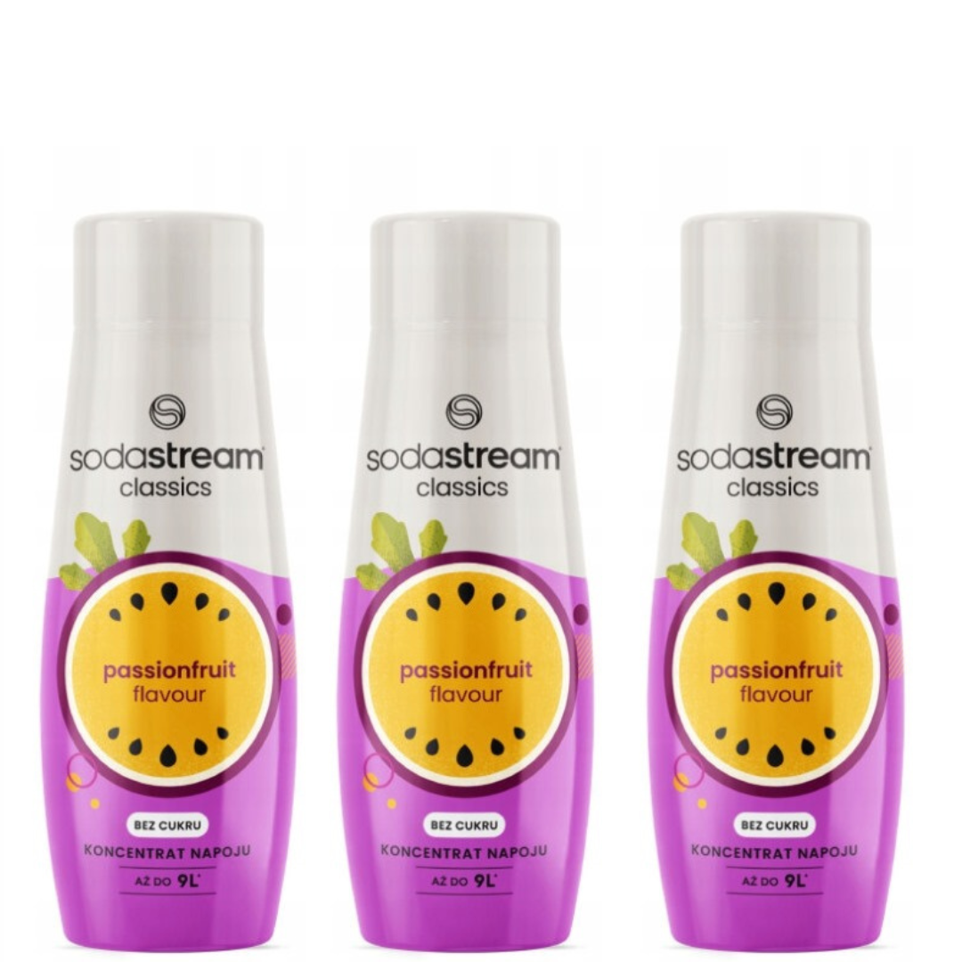 3x SodaStream Marakuja Sirupy