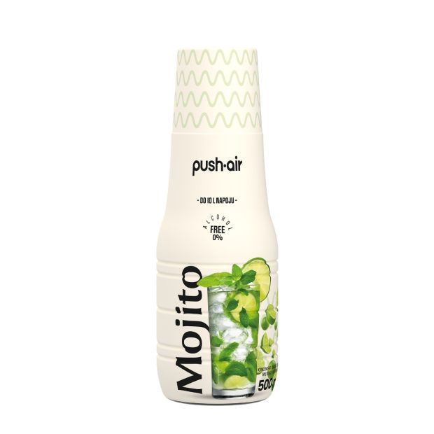 Saturateur d'eau PUSHAIR Dafi azur + cartouche CO + bouteille 0,7 + 2 sirops