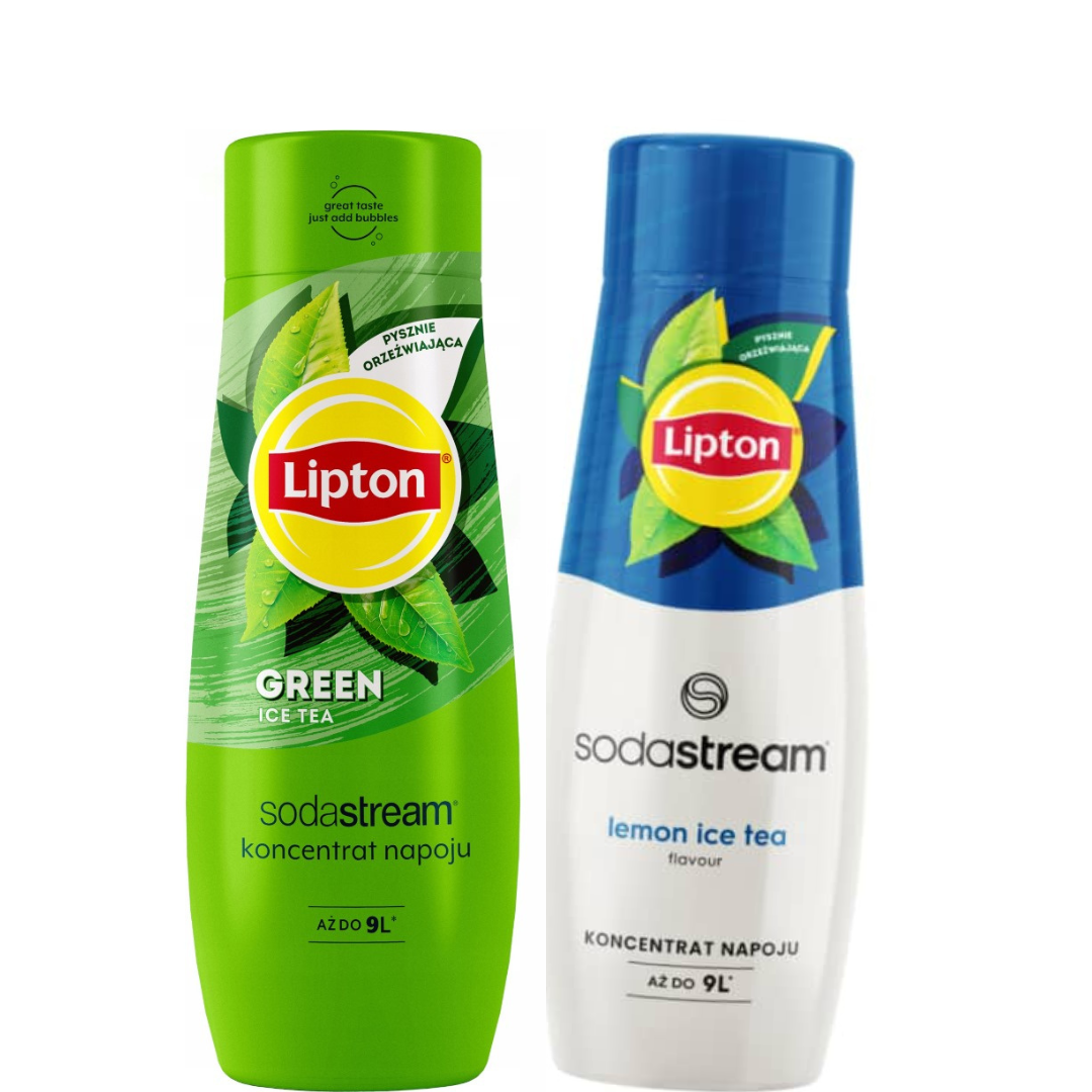 2x Lipton Citron + Lipton Thé Vert Glacé sirops