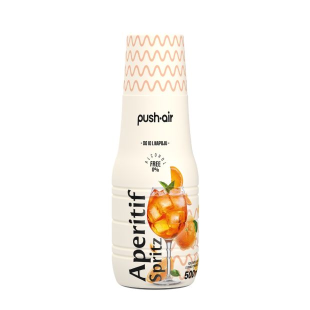 Saturateur d'eau PUSHAIR Dafi azur + cartouche CO + bouteille 0,7 + 2 sirops