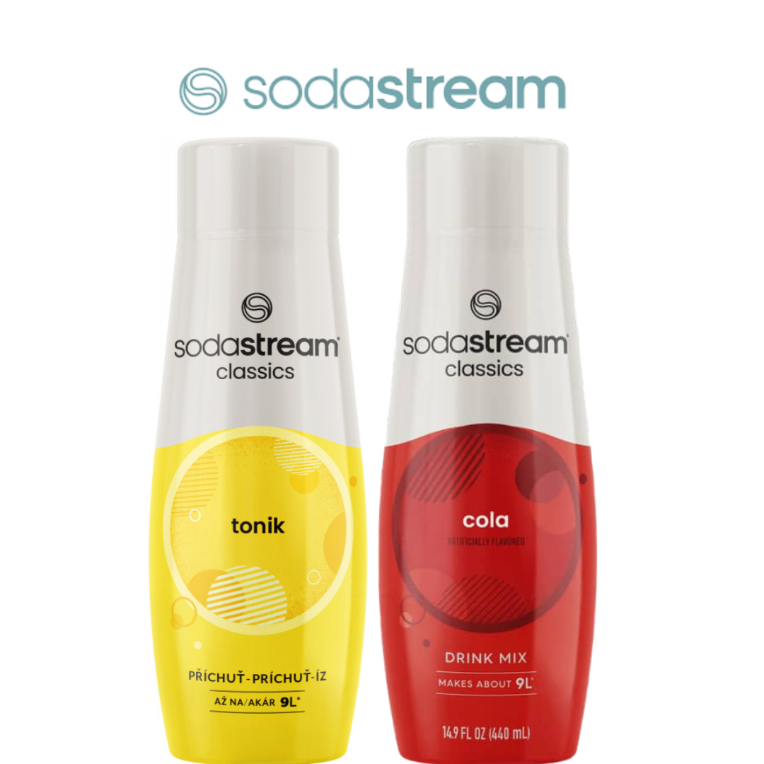 2 x SodaStream COLA+ TONIK sirupy