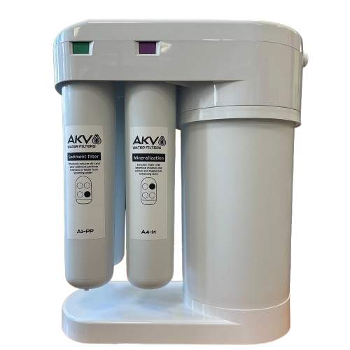 AKV RO TYTAN-100 Blanc — Filtre à eau compact à osmose inverse 100 GPD