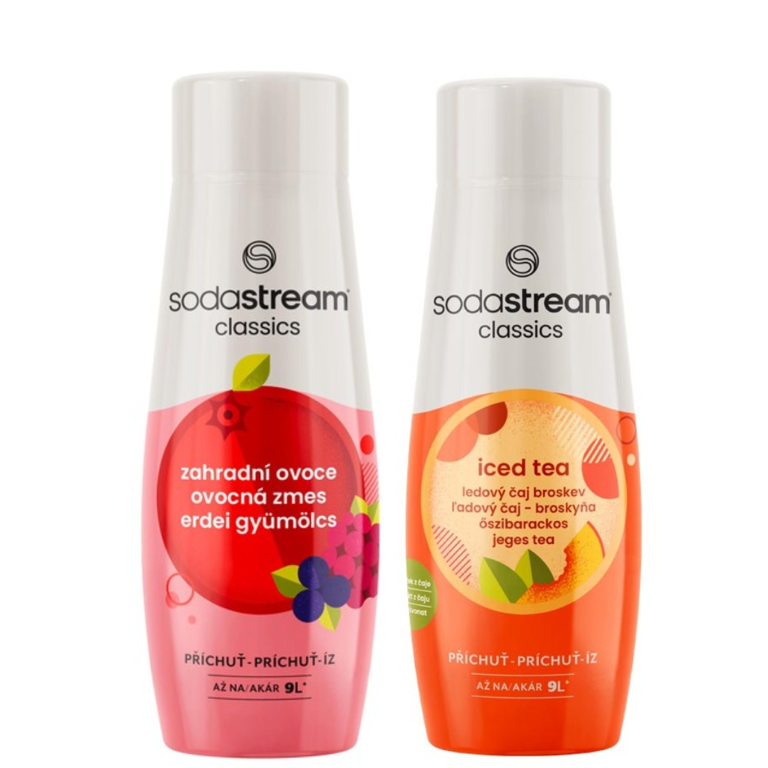2 x Thé glacé à la pêche + Sirops de fruits du jardin