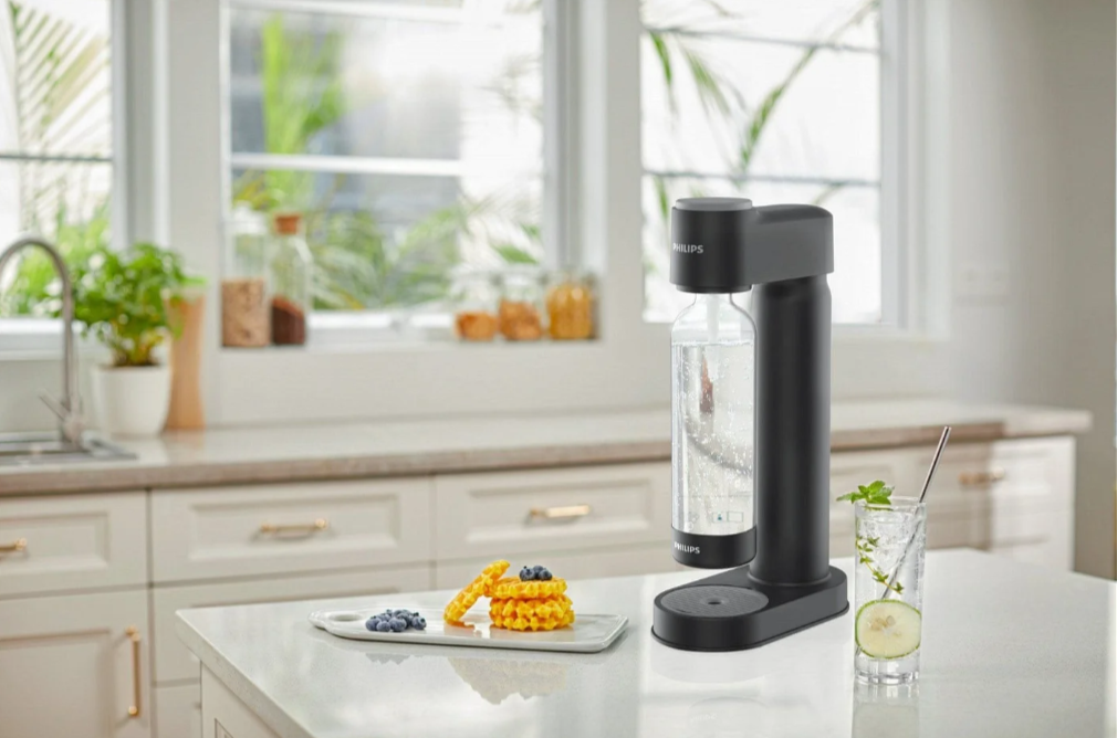 Philips Machine à Soda, avec Cartouche de CO2, Noir (ADD4901BK Lite)