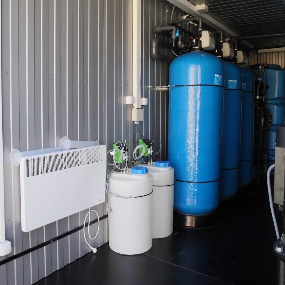 20 pieds. MO4 RO conteneurisé avec préfiltration