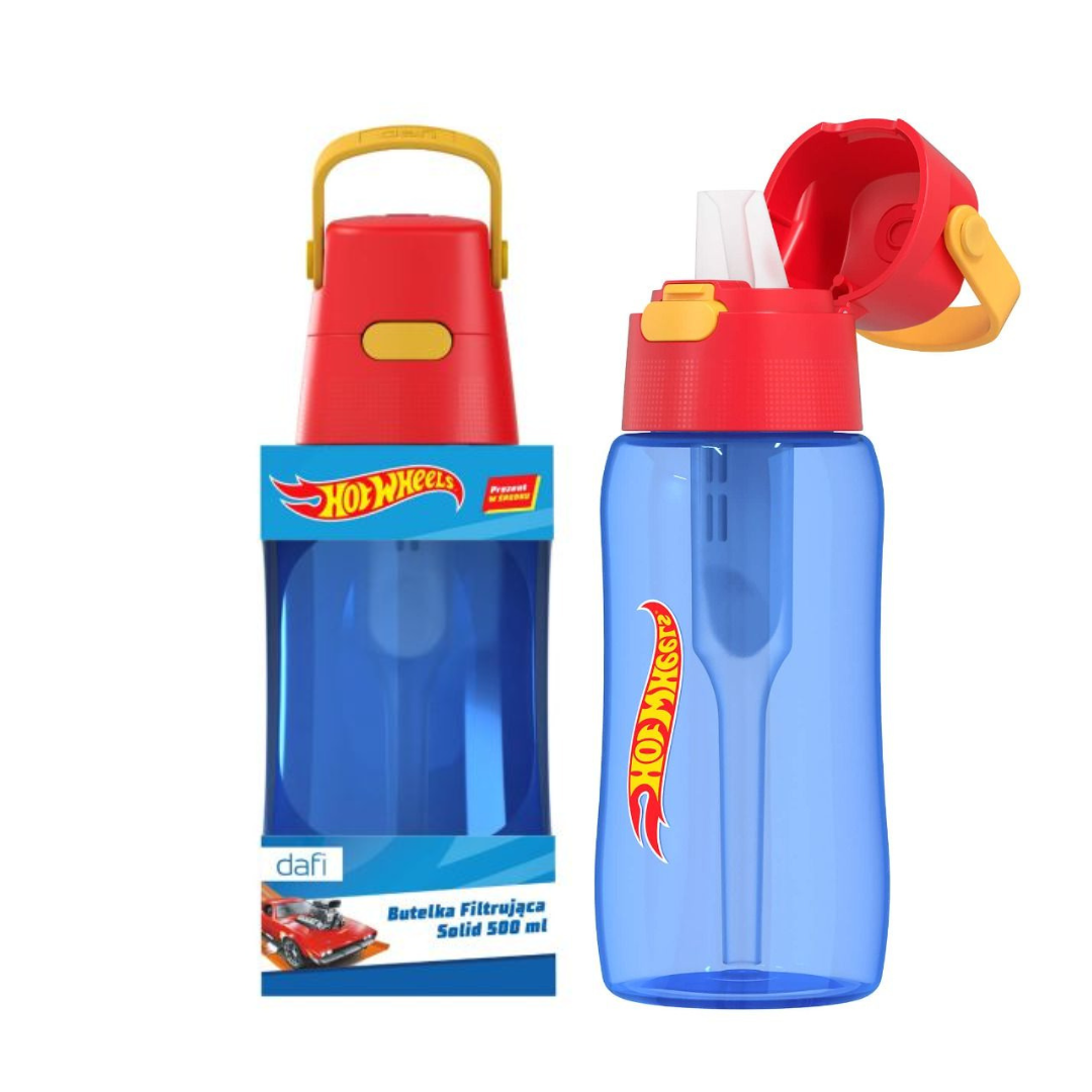 Bouteille filtrante Dafi SOLID HOT WHEELS 0,5 l avec filtre