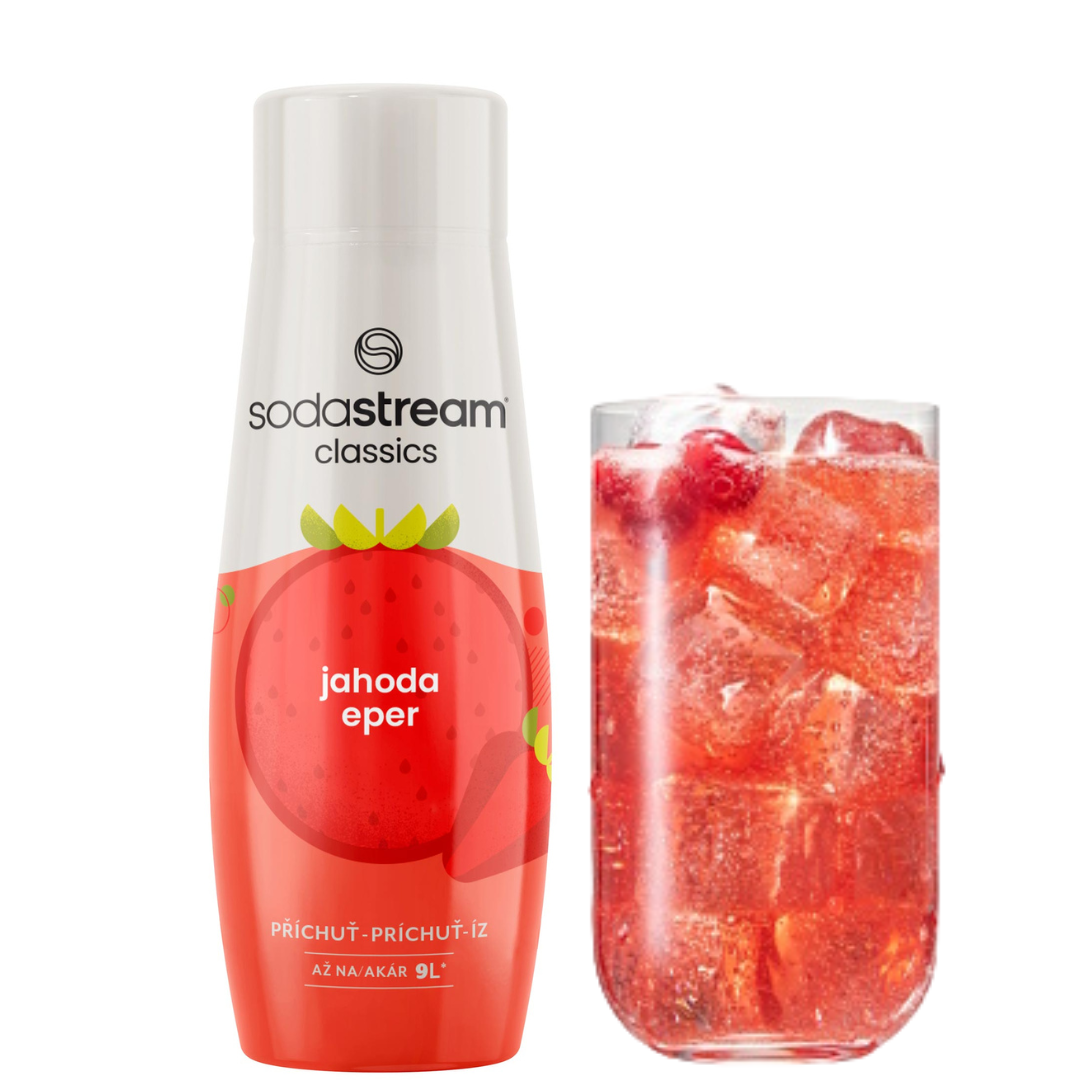 2 x SodaStream Fraise + Mandarine sirops