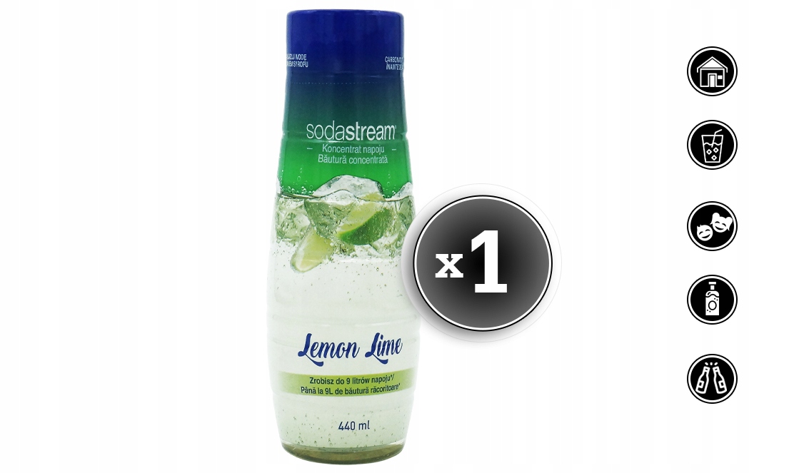Sirop SodaStream Citron Citron Vert 440 ml