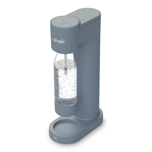 Saturateur d'eau PUSHAIR Dafi en acier + cartouche de CO2 + bouteille de 0,7 L
