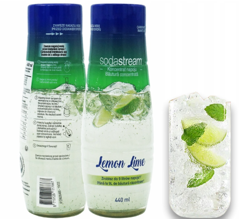 Sirop SodaStream Citron Citron Vert 440 ml