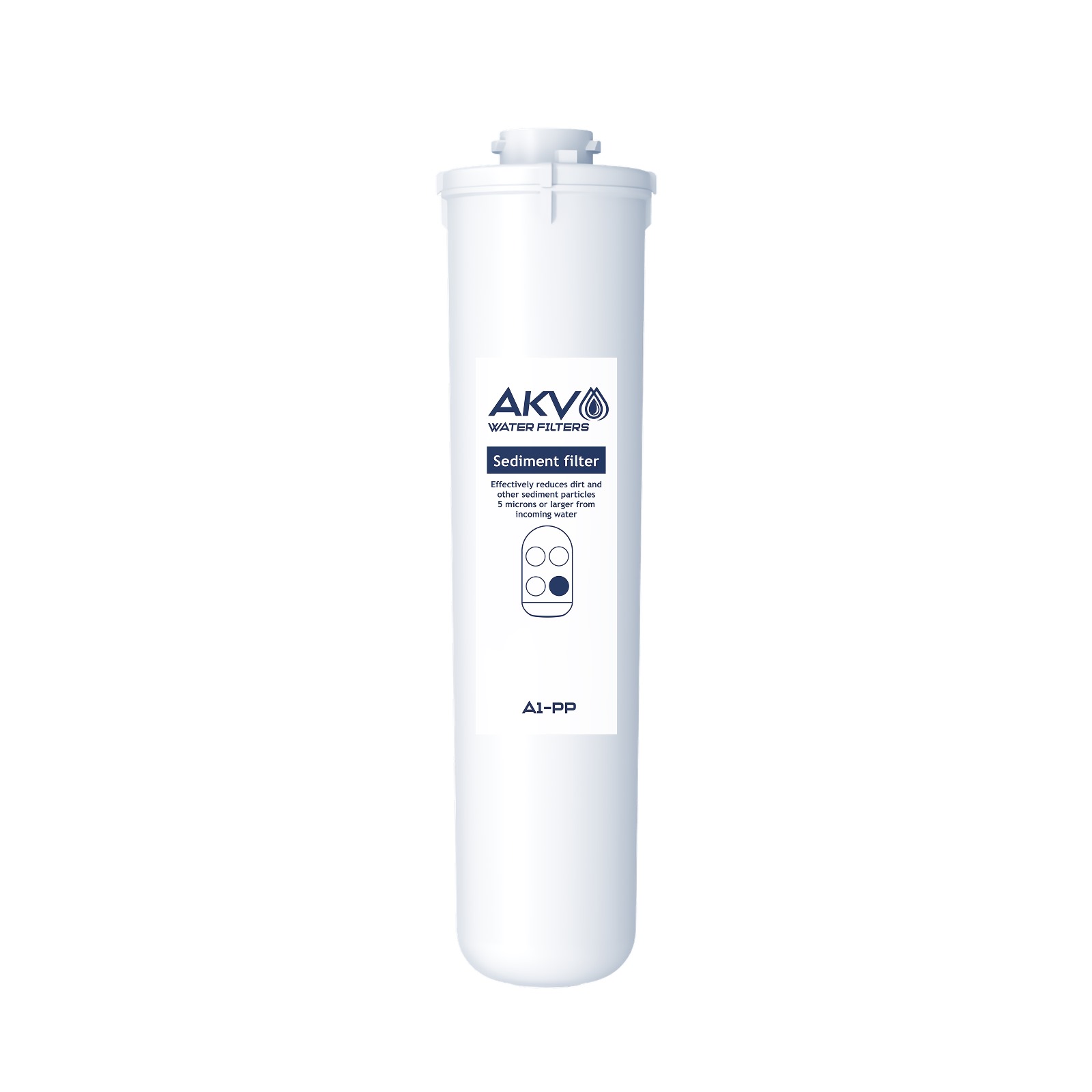 AKV A1-PP — module de remplacement de filtration mécanique, 5 microns (analogue du filtre K5)