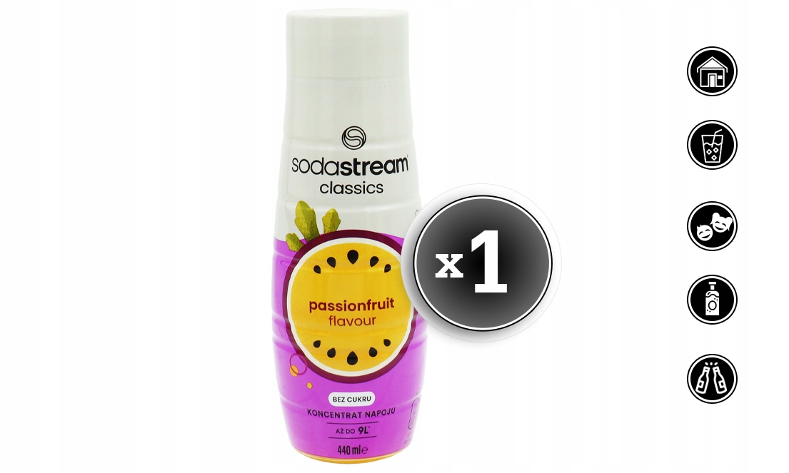 Sirop SodaStream Fruit de la Passion ZERO 440 ml
