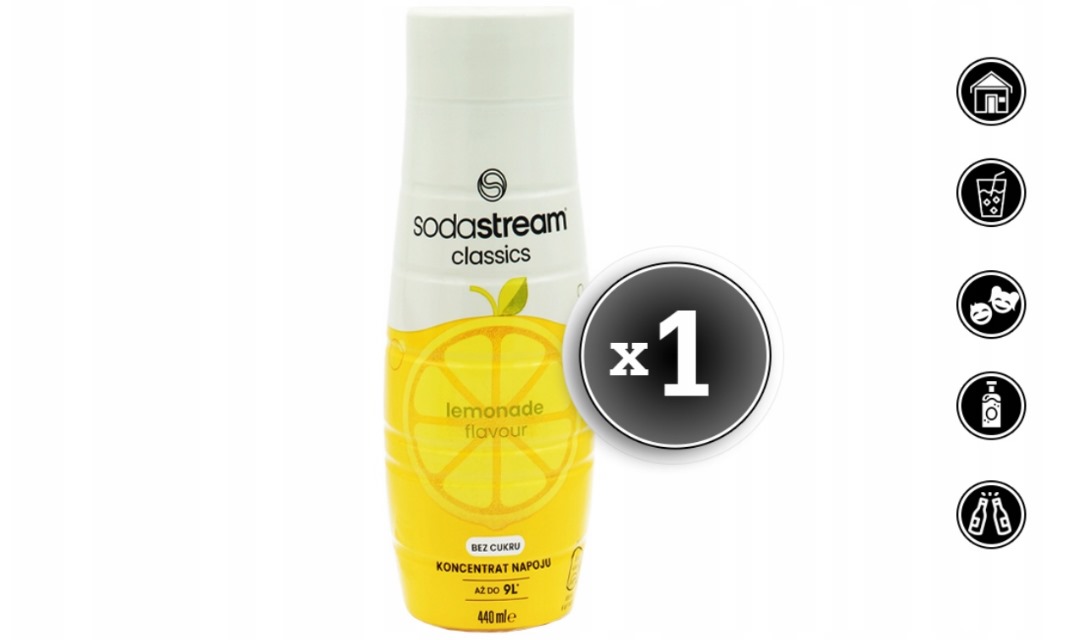 Sirop SodaStream Lemonade Zero 440 ml