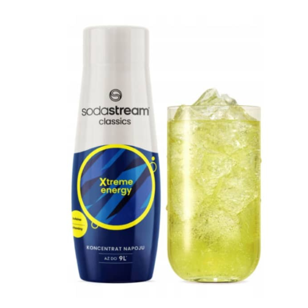 3x SodaStream Xtreme Energy sirops