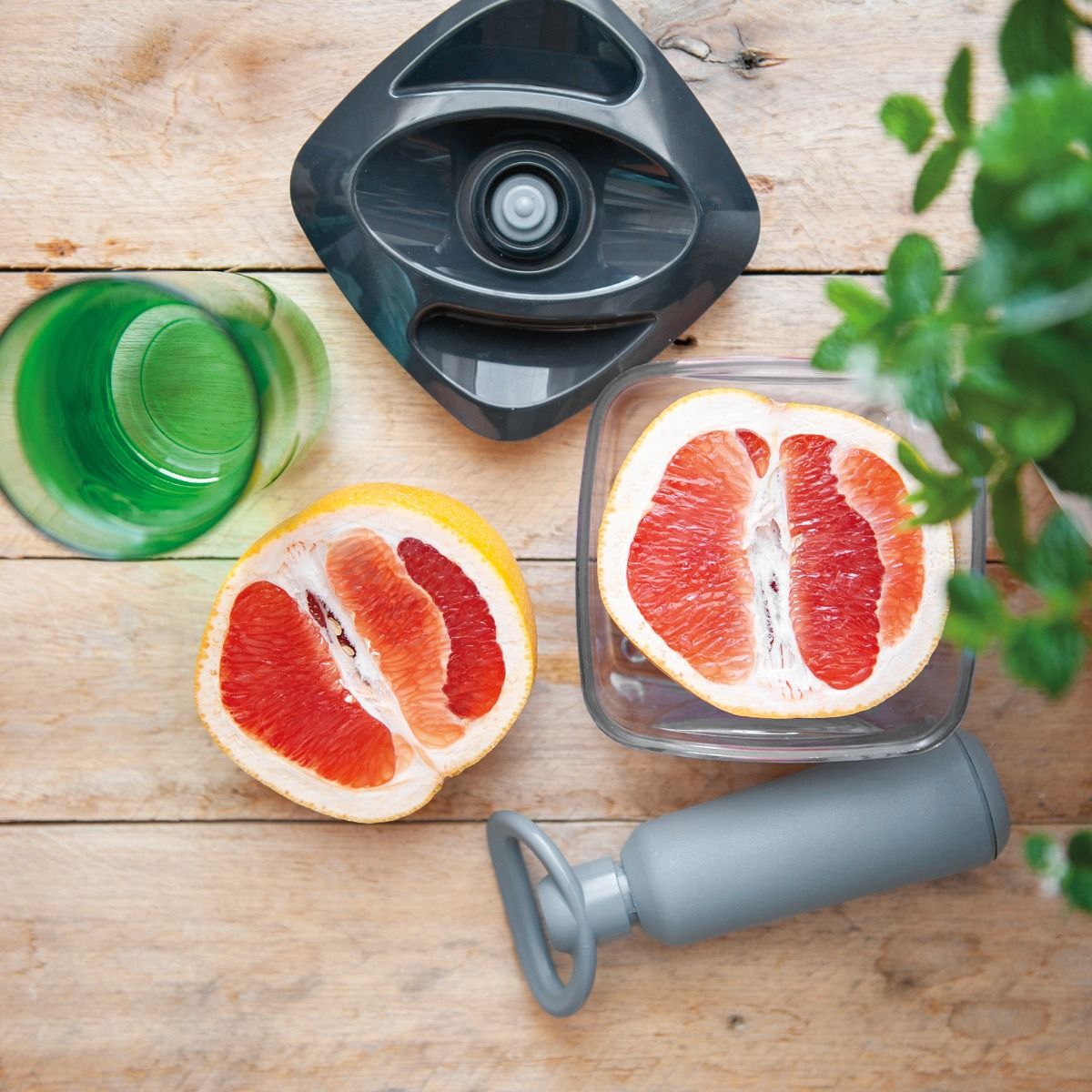 Ensemble de 5 contenants alimentaires sous vide SeeYoo noirs