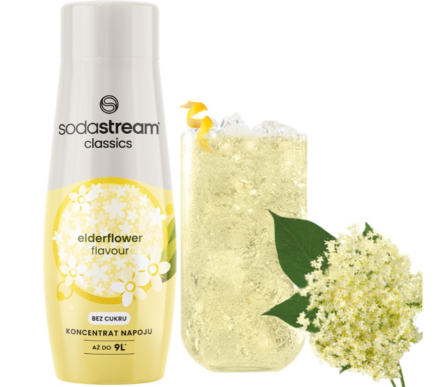 2 × SodaStream Framboise + Fleur de sureau Zero sirops