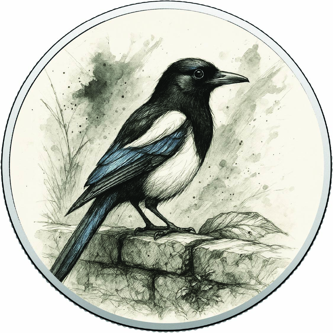 Image of  The Collector of Secrets 1oz Fine Silver Coloured Coin coin