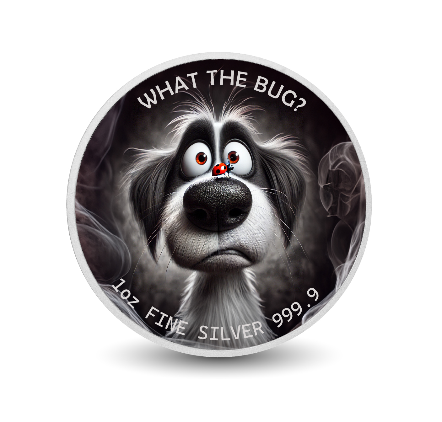 Image of  Un-fur-gettable Surprise  - Who Let the Bugs Out? 1oz Coloured Coin coin