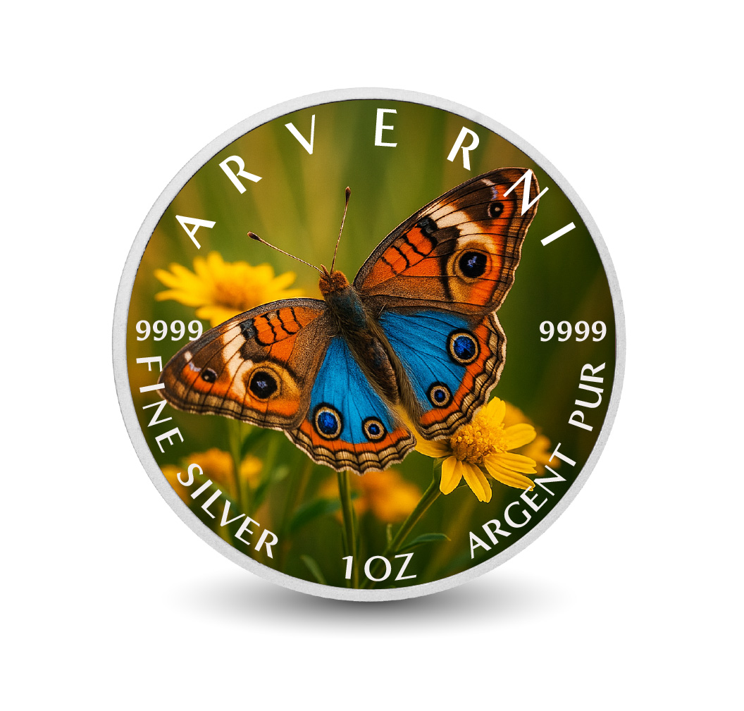 Image of  Jewel of the Meadow 1oz Fine Silver Coloured Coin coin