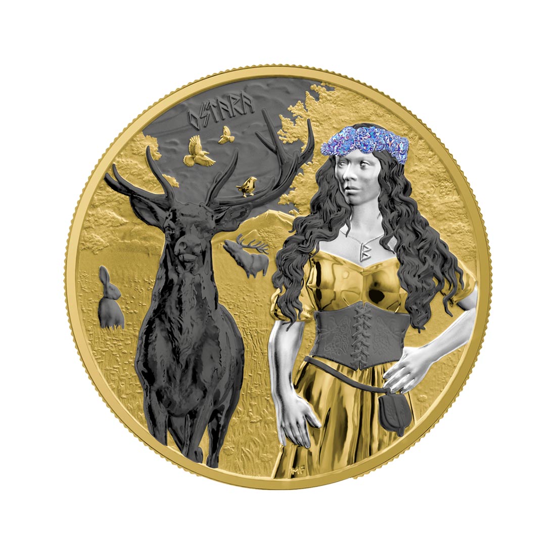 Image of  2023 Valkyries: Ostara Valhalla 1oz Silver BU Coin coin
