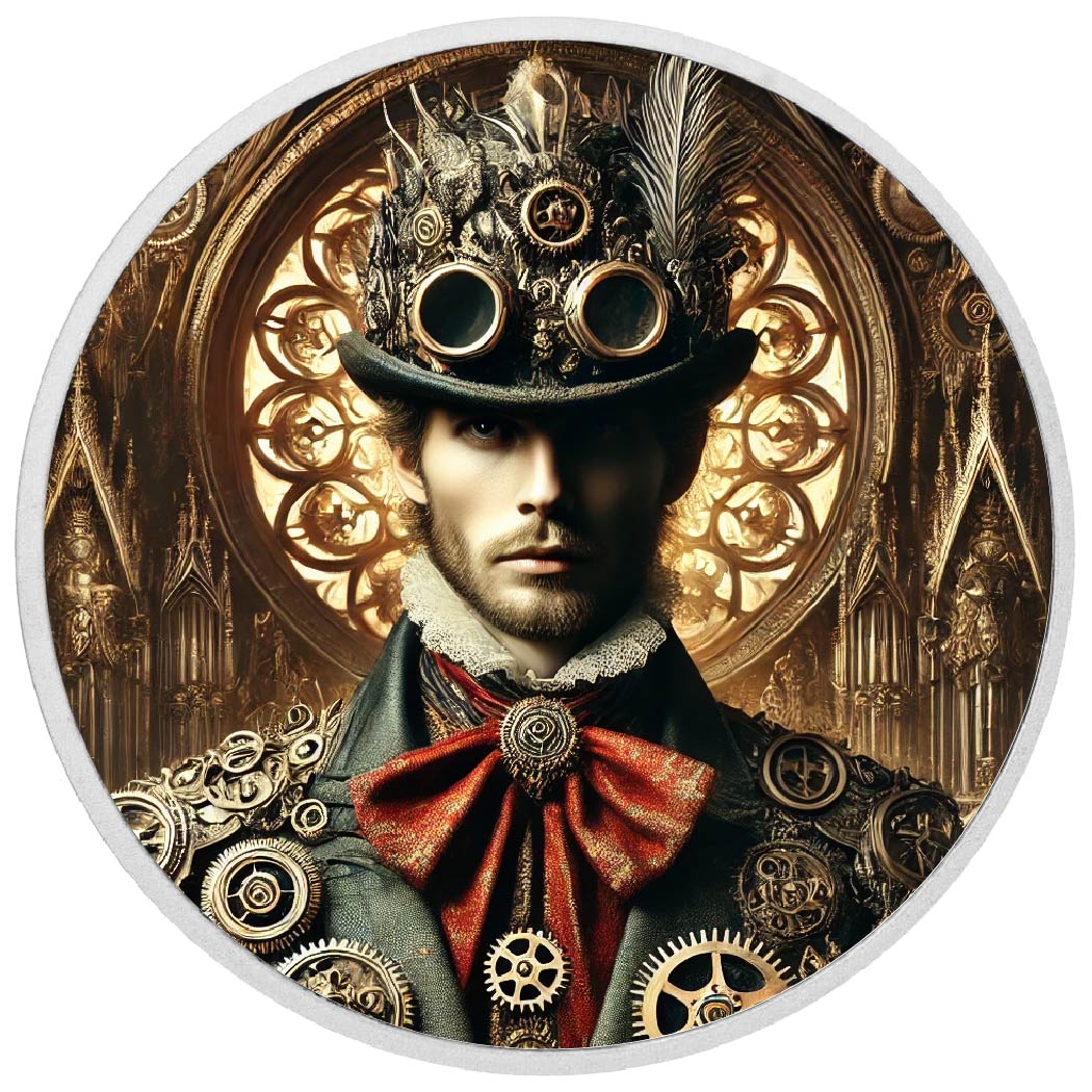 Image of  2026 Australia 1oz 9999 Silver BU A Steampunk Legacy Colourized coin