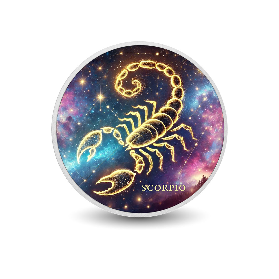 Image of  Tierkreiszeichen - Skorpion 1oz Silber Farbmünze coin