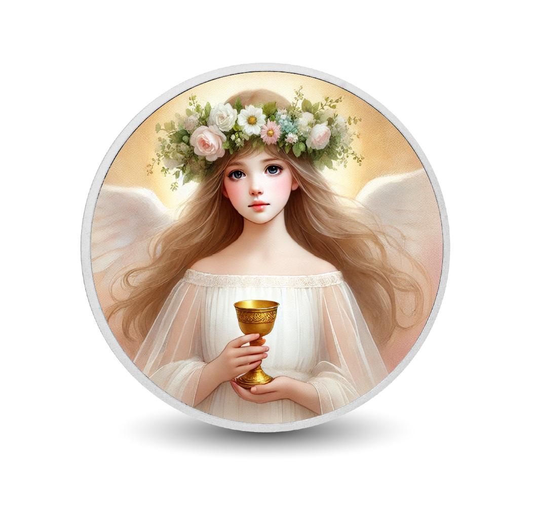 Image of  Angel of Grace 1oz Silver Coloured Coin coin