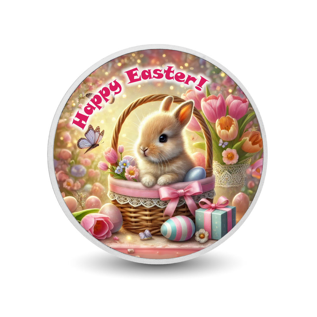 Image of  Frohe Ostern: Bunny in Bloom 1oz Silbermünze coin