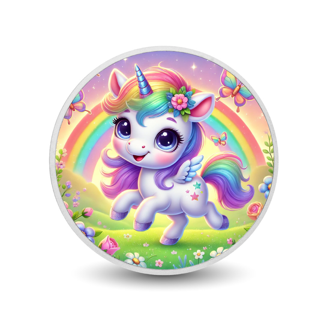Image of  Twinklehoof: The Rainbow Wanderer 1oz Silver Coin coin