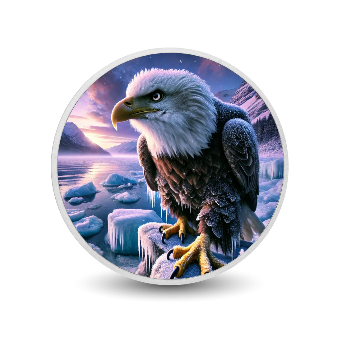 Image of  Arktische Majestät: Die Frostbound Eagle-Münze coin