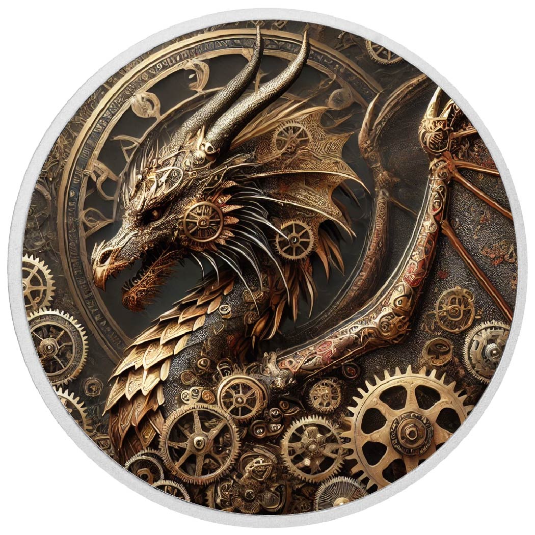 Image of   2026 Australia 1oz 9999 Silver BU The Mechanical Guardian Colourized coin