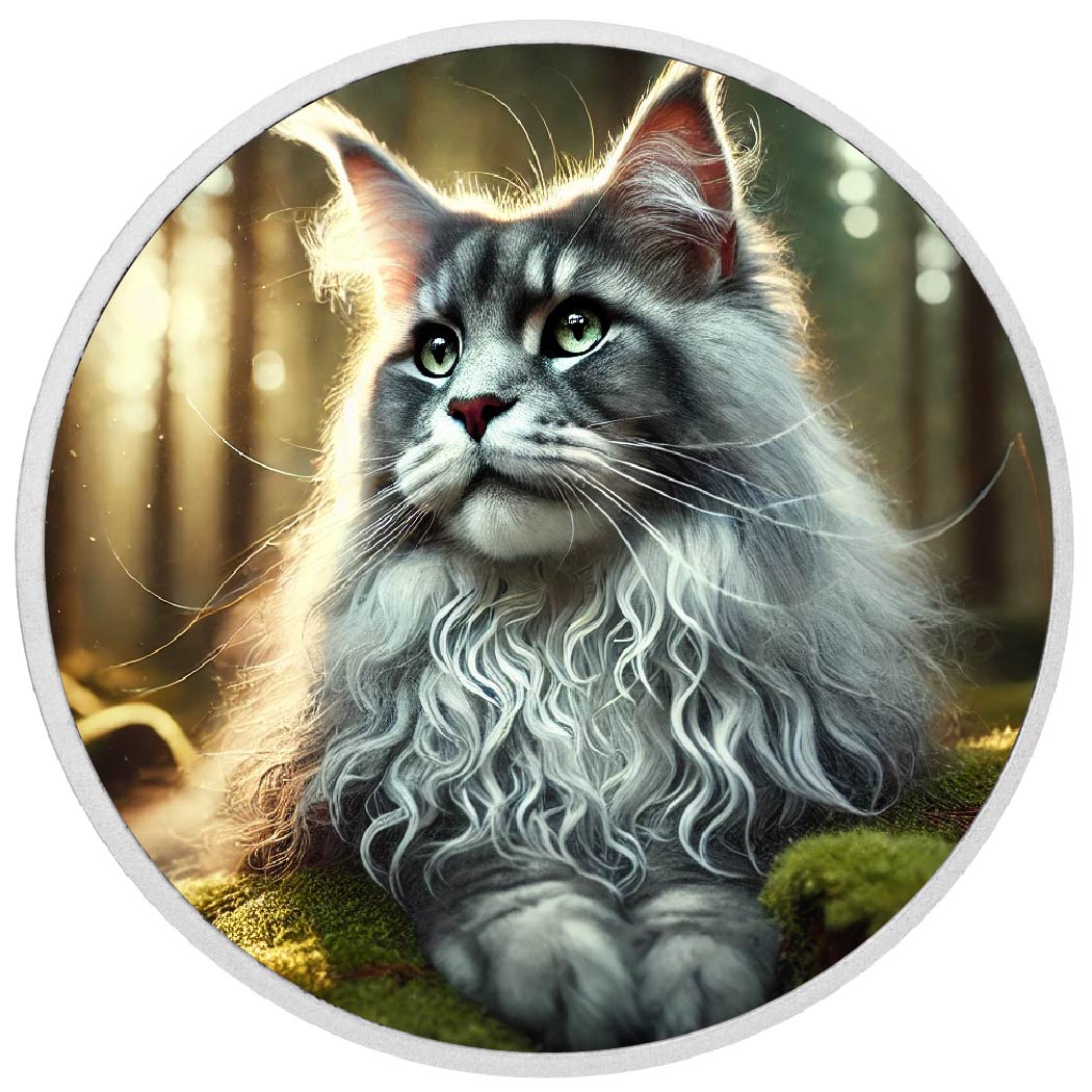 Image of   2026 Australia 1oz 9999 Silver BU Forest Majesty Guardian of the Woods Colouri coin