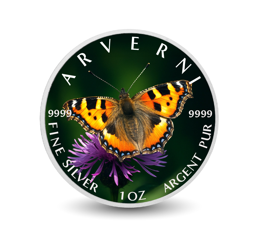 Image of  Ember of the Thistle 1oz Fine Silver Coloured Coin coin