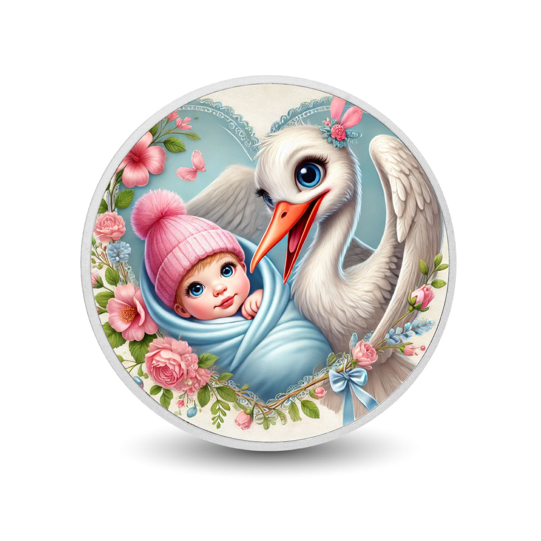 Image of  Bundle of Love 1oz Silver Coloured Coin coin