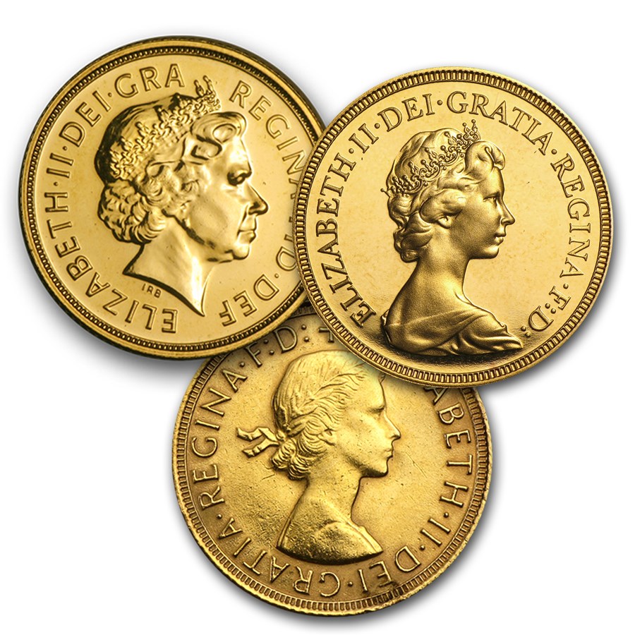 Image of  Great Britain Gold Sovereign Coins (Random) BU coin