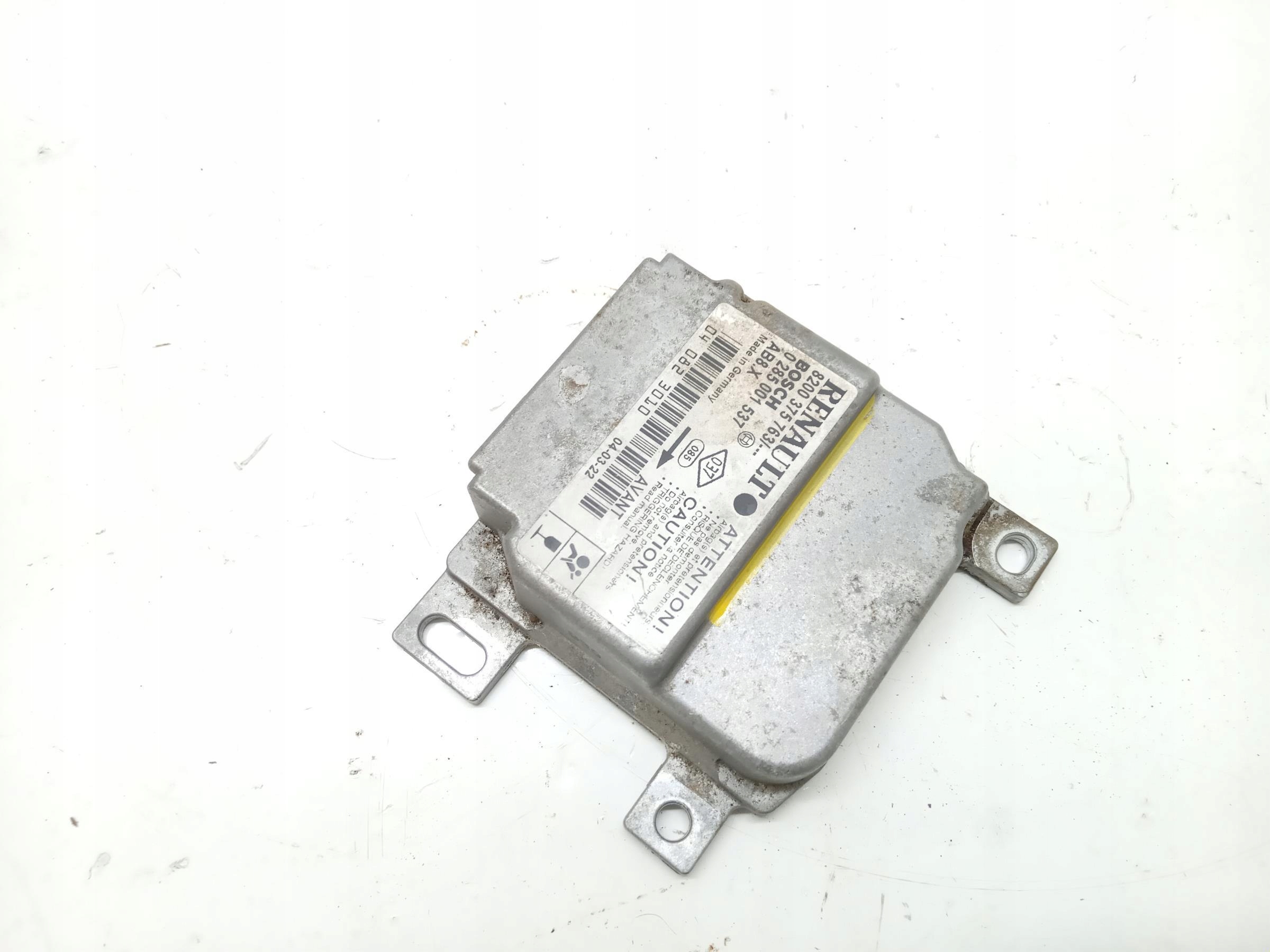 MODUŁ PODUSZEK AIR BAG RENAULT CLIO II -  zdjęcie 1
