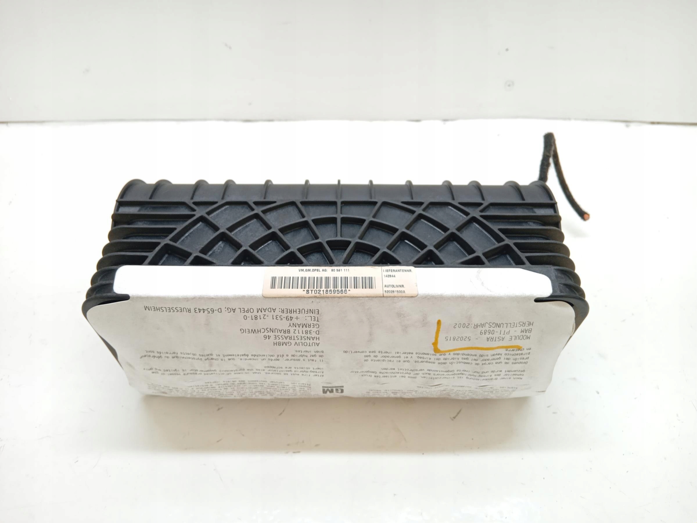 PODUSZKA AIR BAG PASAŻERA OPEL ASTRA II G -  zdjęcie 2