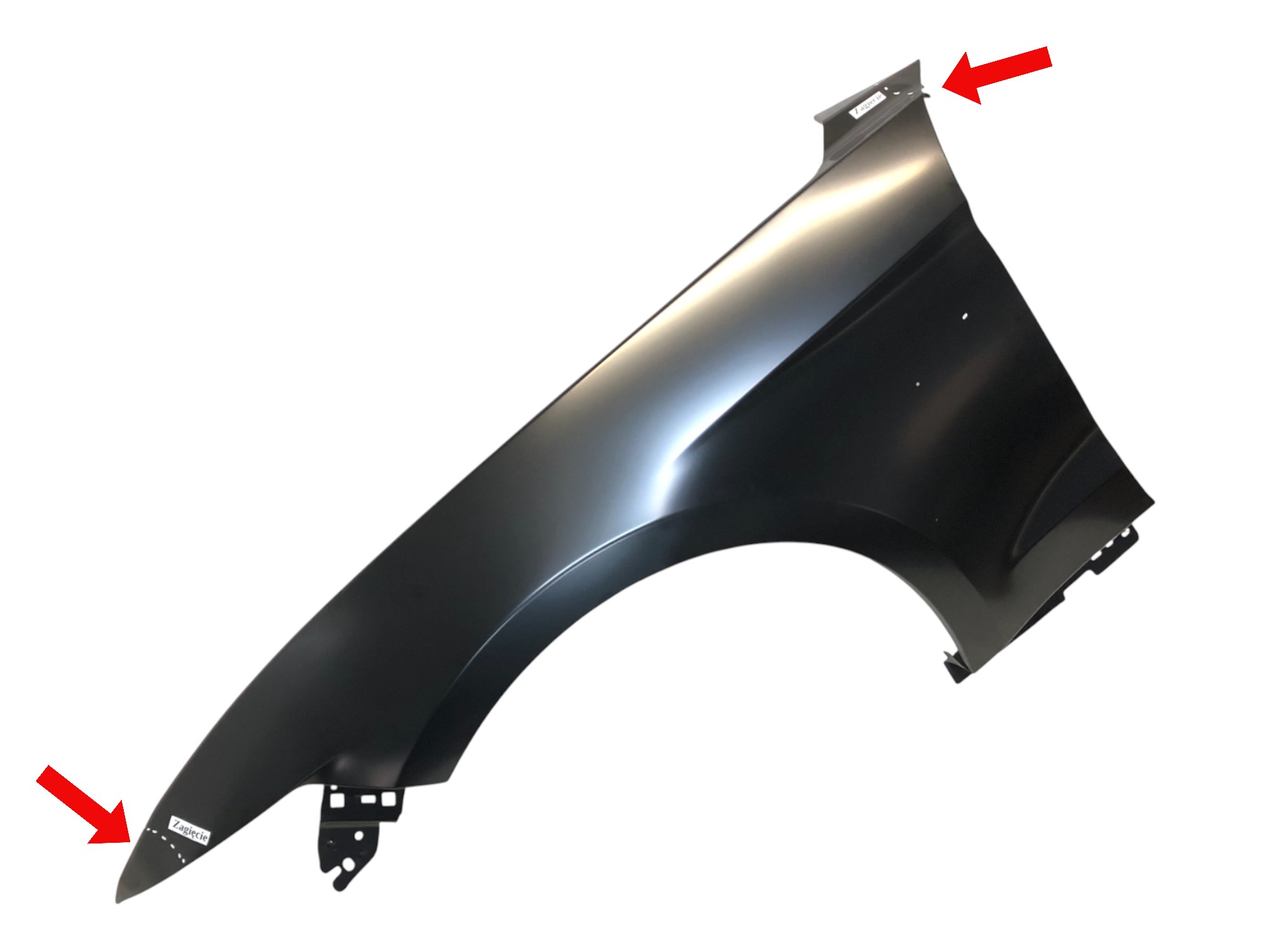 Ford Mustang VI GT 2015-2018 Aluminium Błotnik lewy przód przedni