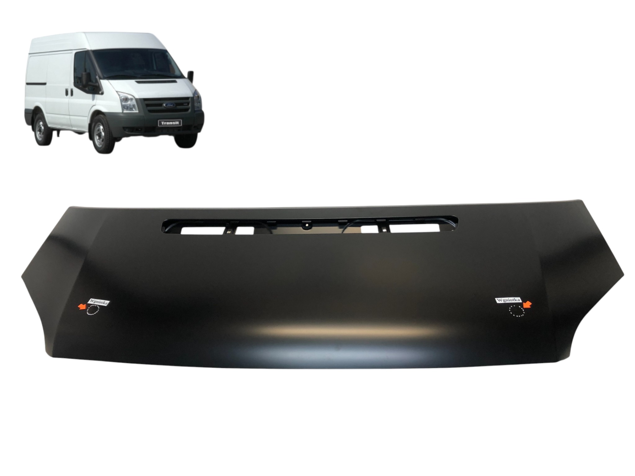 Ford Transit MK7 05.2006-04.2013 Maska pokrywa silnika przednia ocynk