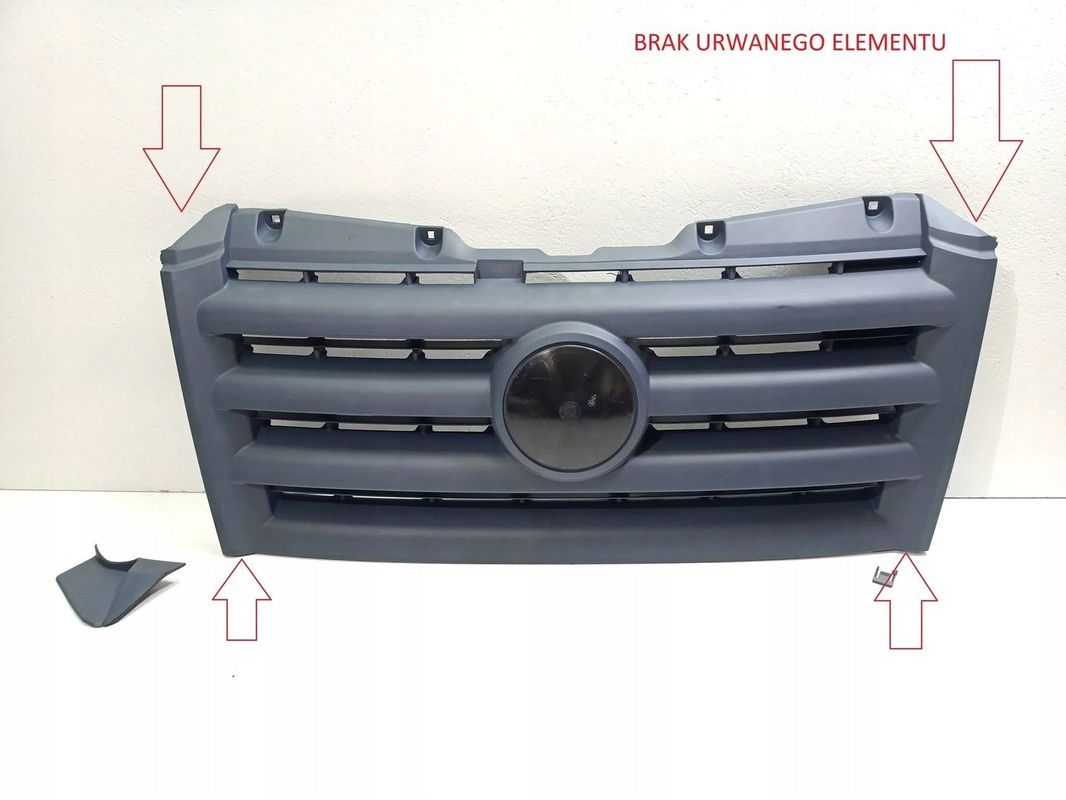 VW Crafter I 05-11 ATRAPA CHŁODNICY GRILL PRZÓD